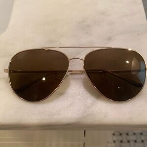 Oliver Peoples Aviator Sunglasses